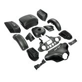 HR3 Charcoal Denim / Black Denim Complete Body Fairing Kit For Harley Ultra Limited FLHTK 14-23